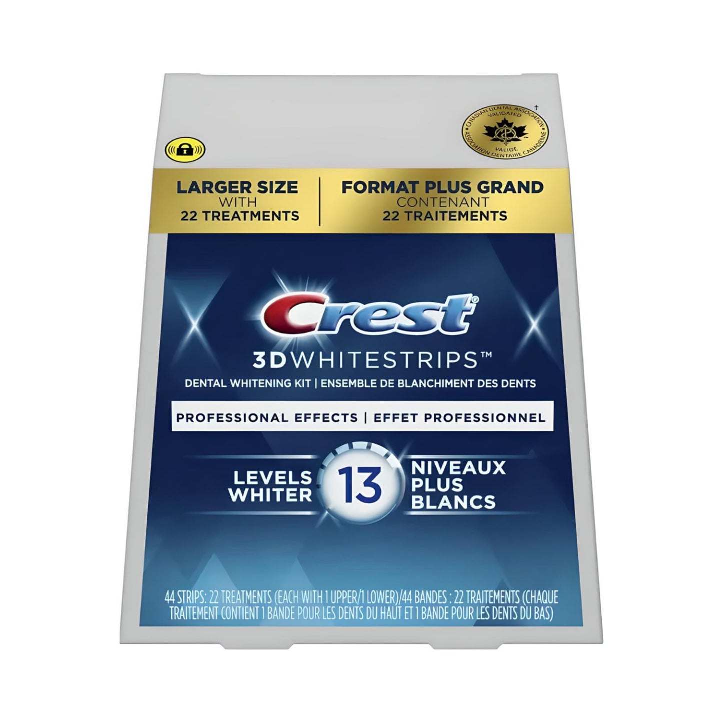 Bělicí pásky Crest Professional Effects 13 Levels Whiter Whitestrips (22 sáčků-44 pásků)