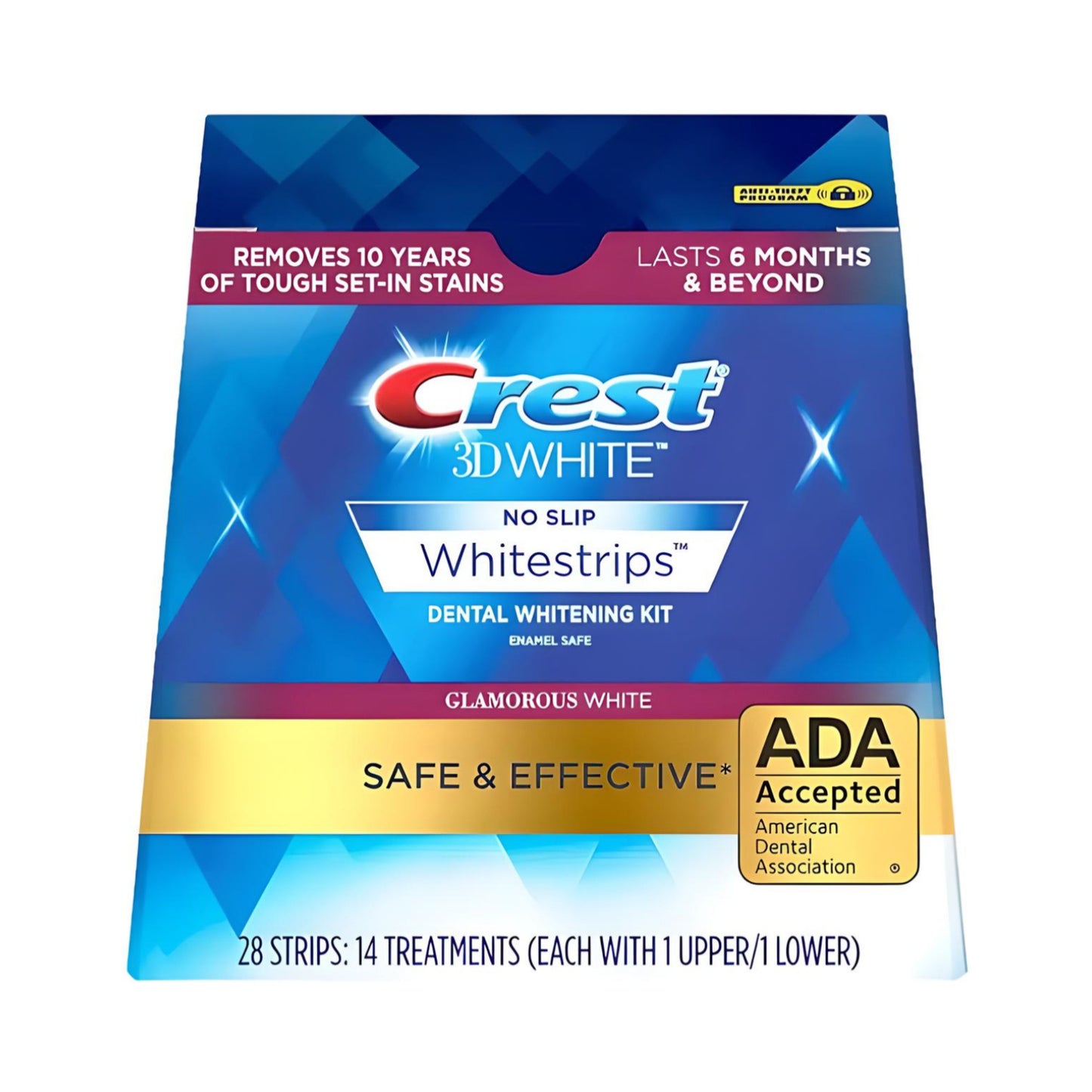 Bělicí pásky Crest 3D White Glamorous White (14 sáčků-28 pásků)