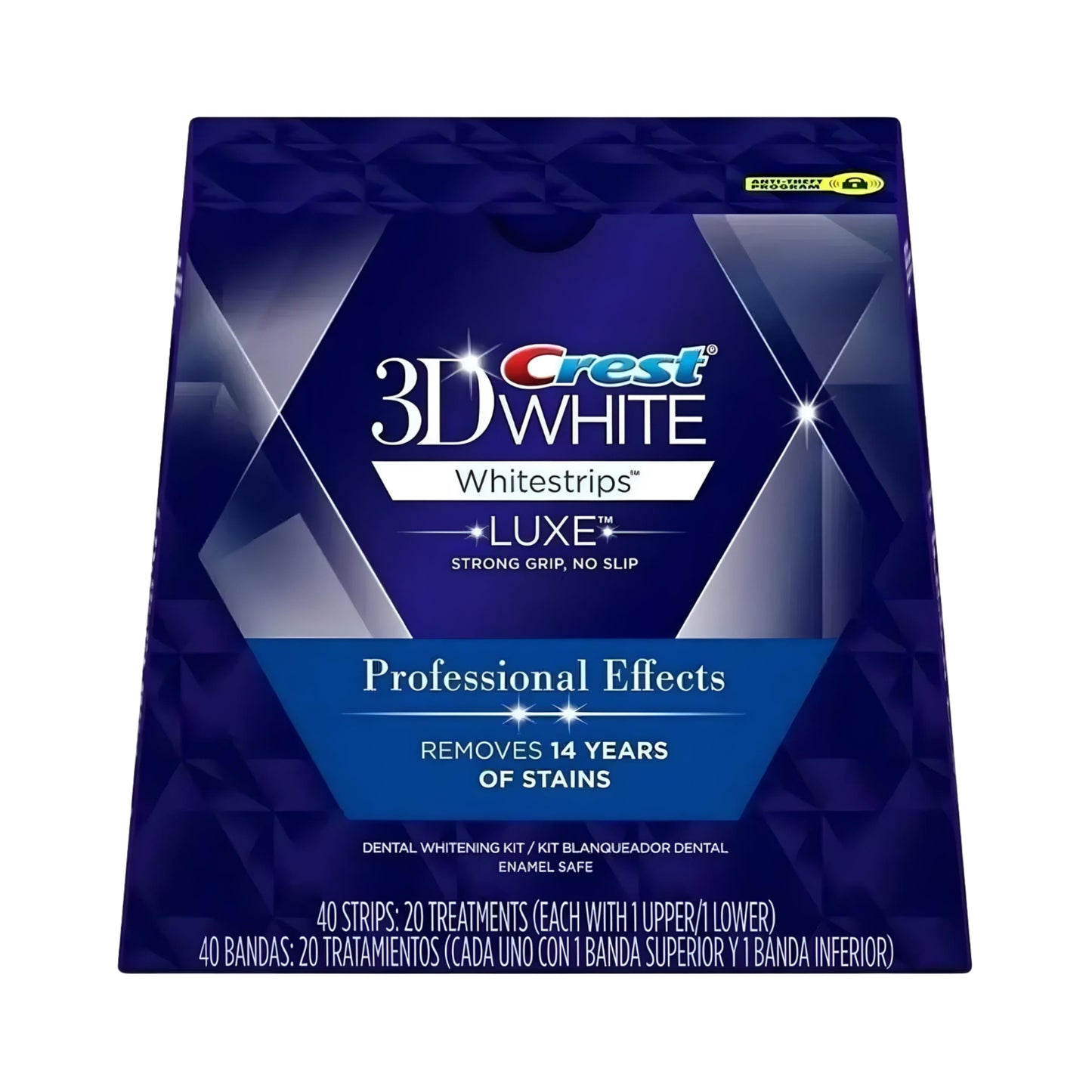 Bělicí pásky Crest 3D White Luxe Professional Effects (20 sáčků-40 pásků)