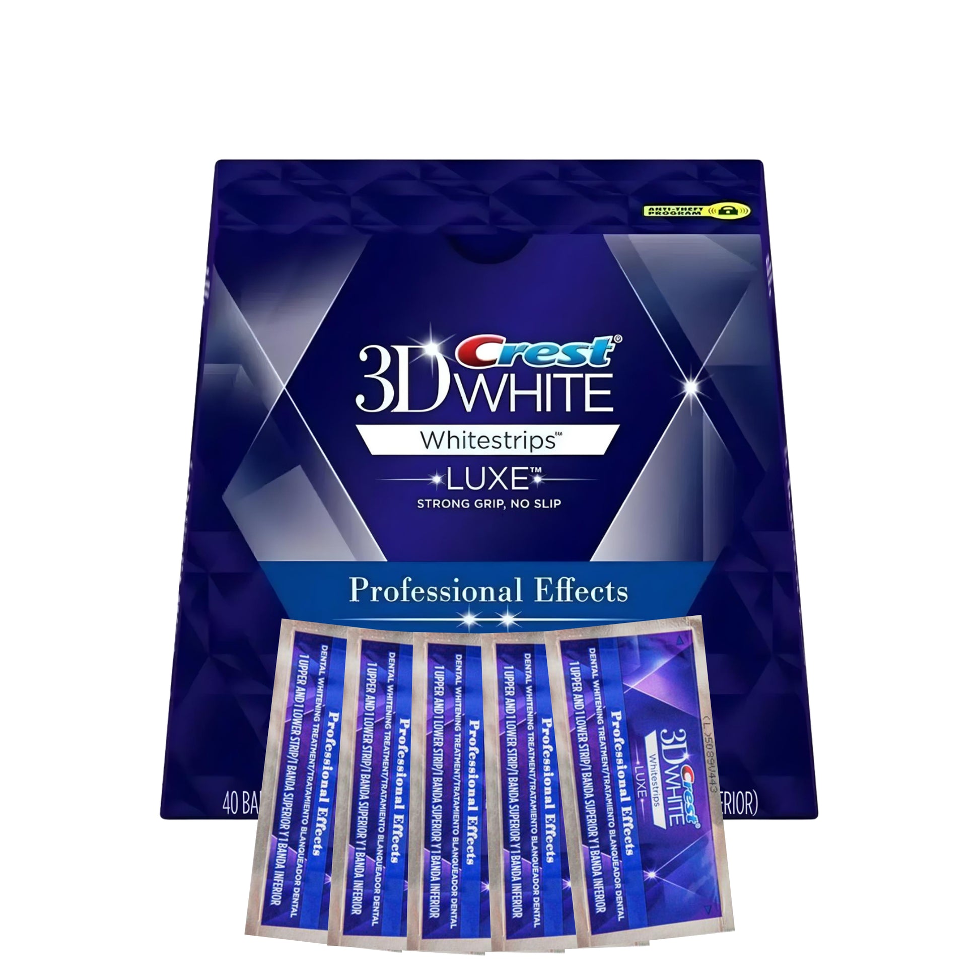 Bělicí pásky Crest 3D White Luxe Professional Effects (5 sáčků-10 pásků)