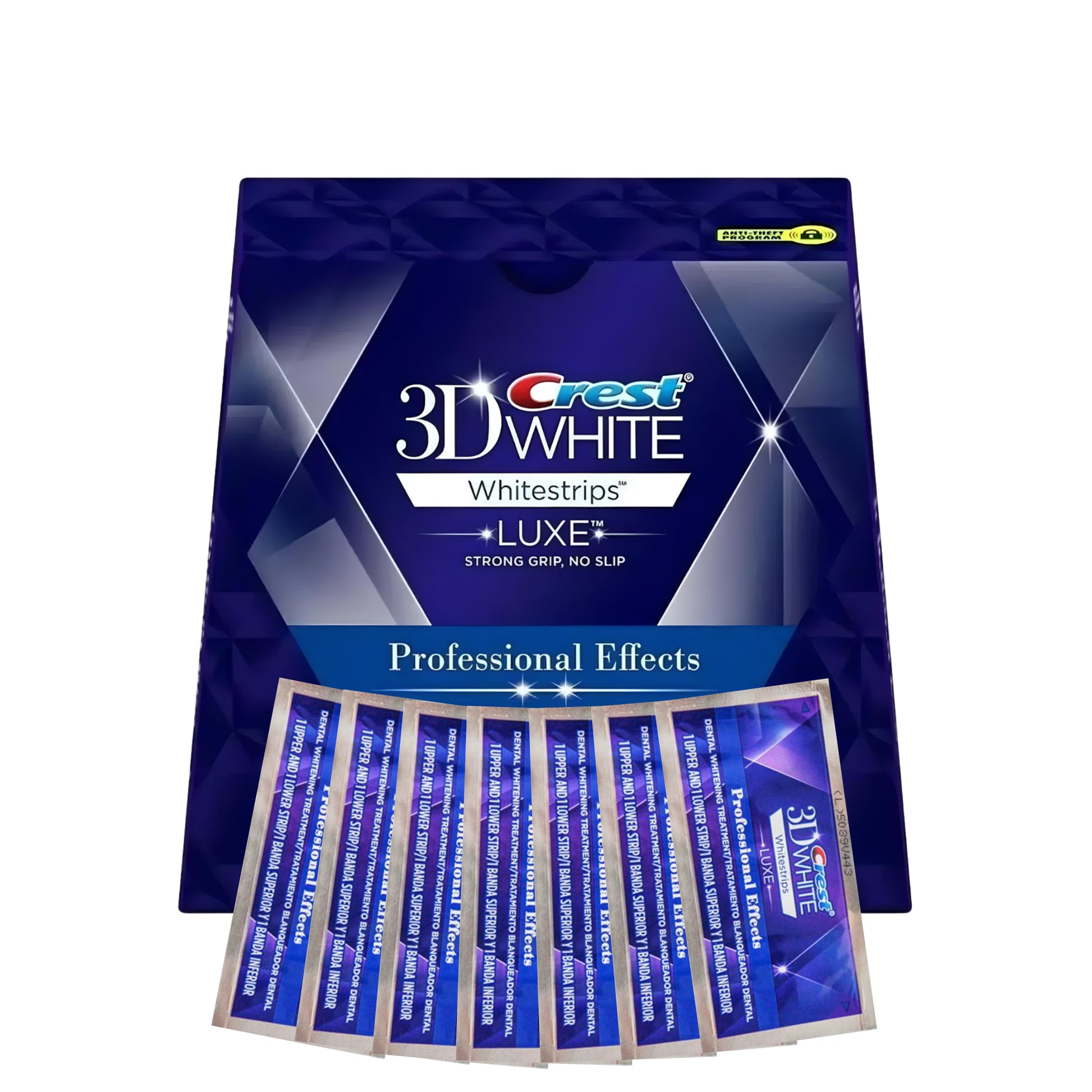 Bělicí pásky Crest 3D White Luxe Professional Effects (7 sáčků-14 pásků)