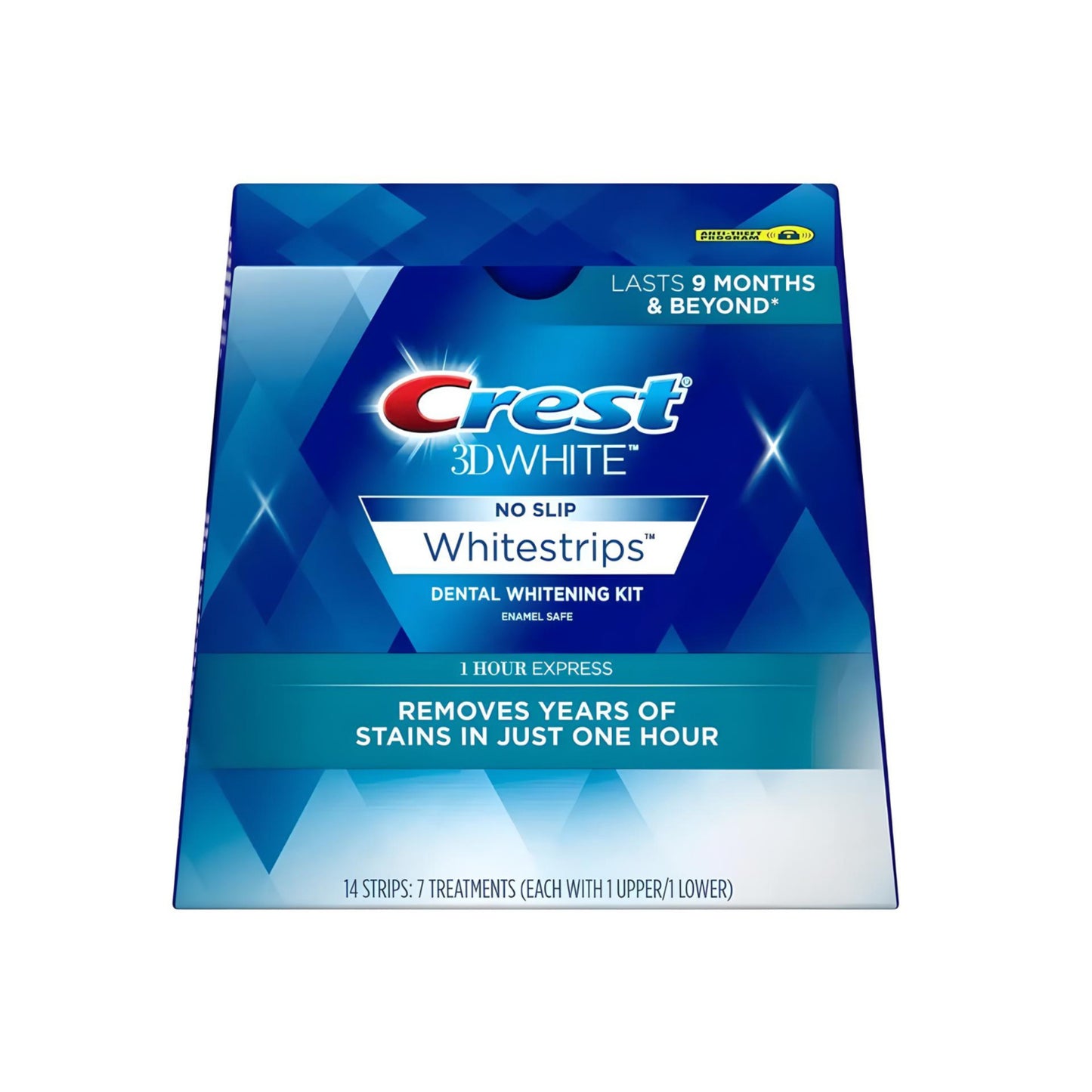Bělicí pásky Crest 3D Whitestrips 1 Hour Express(7 sáčků-14 pásků)