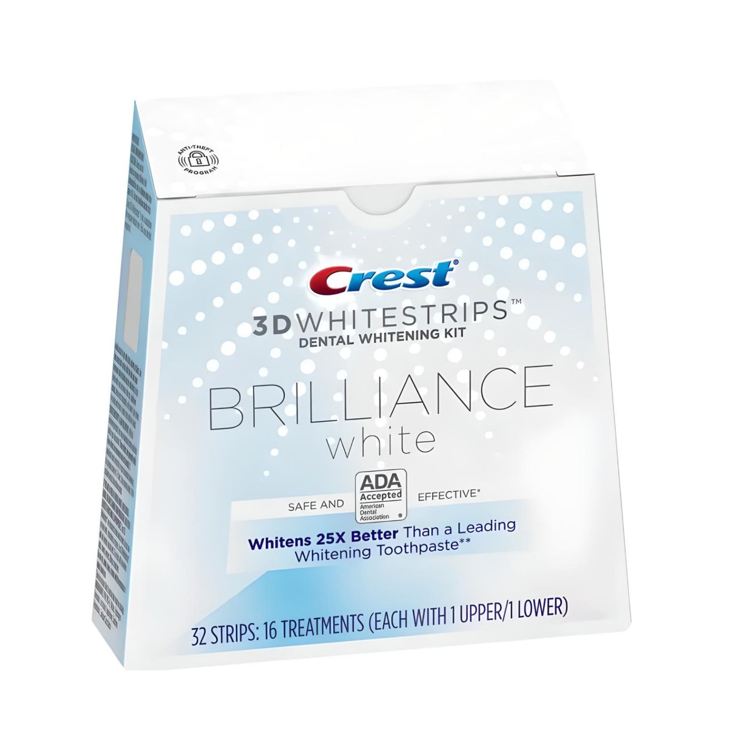 Bělicí pásky Crest 3D Whitestrips Brillance White (16 sáčků-32 pásků)