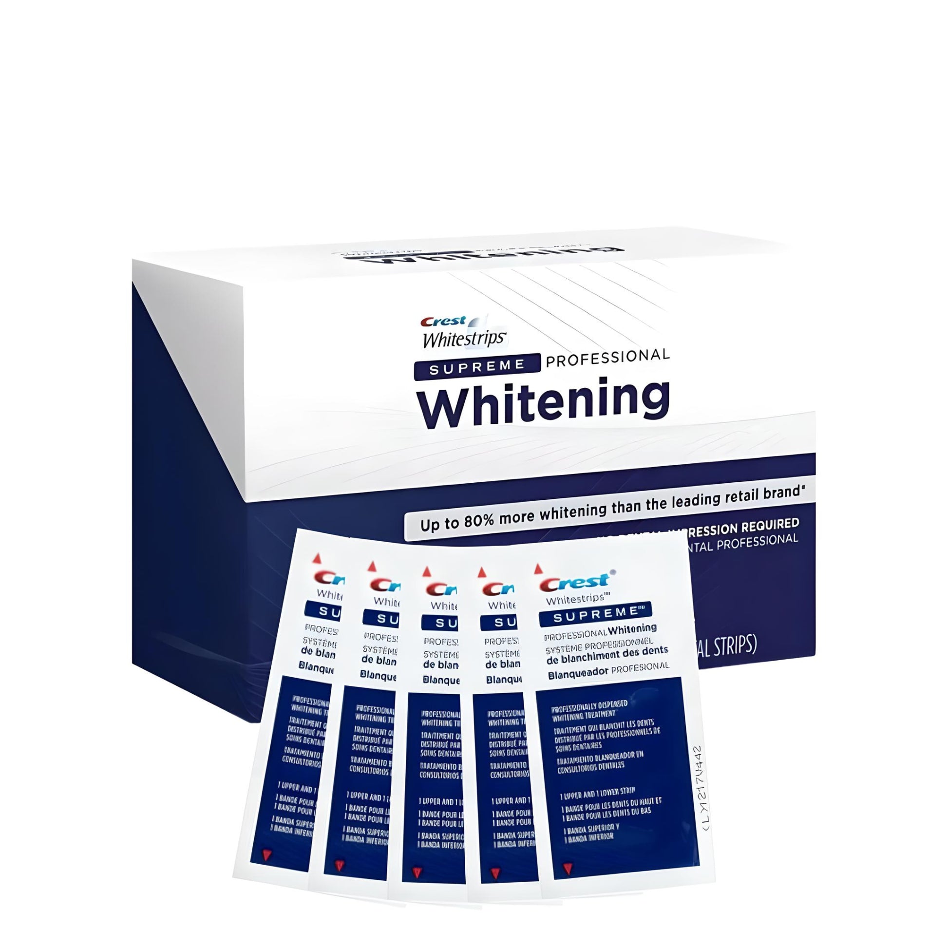 Bělicí pásky Crest 3D Whitestrips Supreme Professional (5 sáčků-10  pásků)