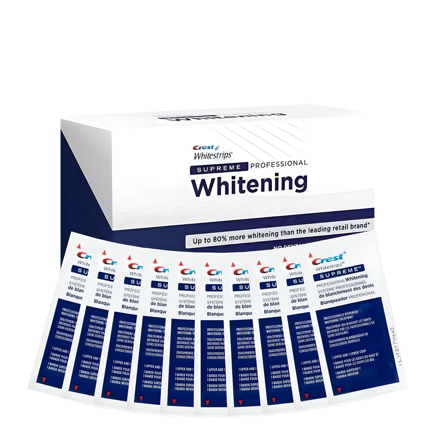 Bělicí pásky Crest 3D Whitestrips Supreme Professional (10 sáčků-20 pásků)