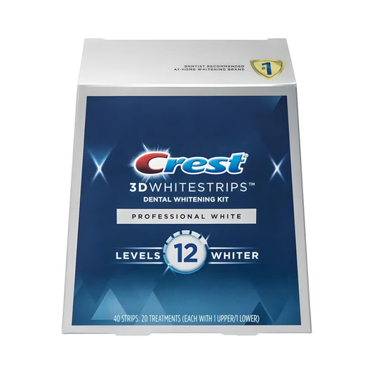 Bělící proužky Crest 3D Whitestrips Professional White 12 Levels Whiter (20 sáčků-40 pásků)