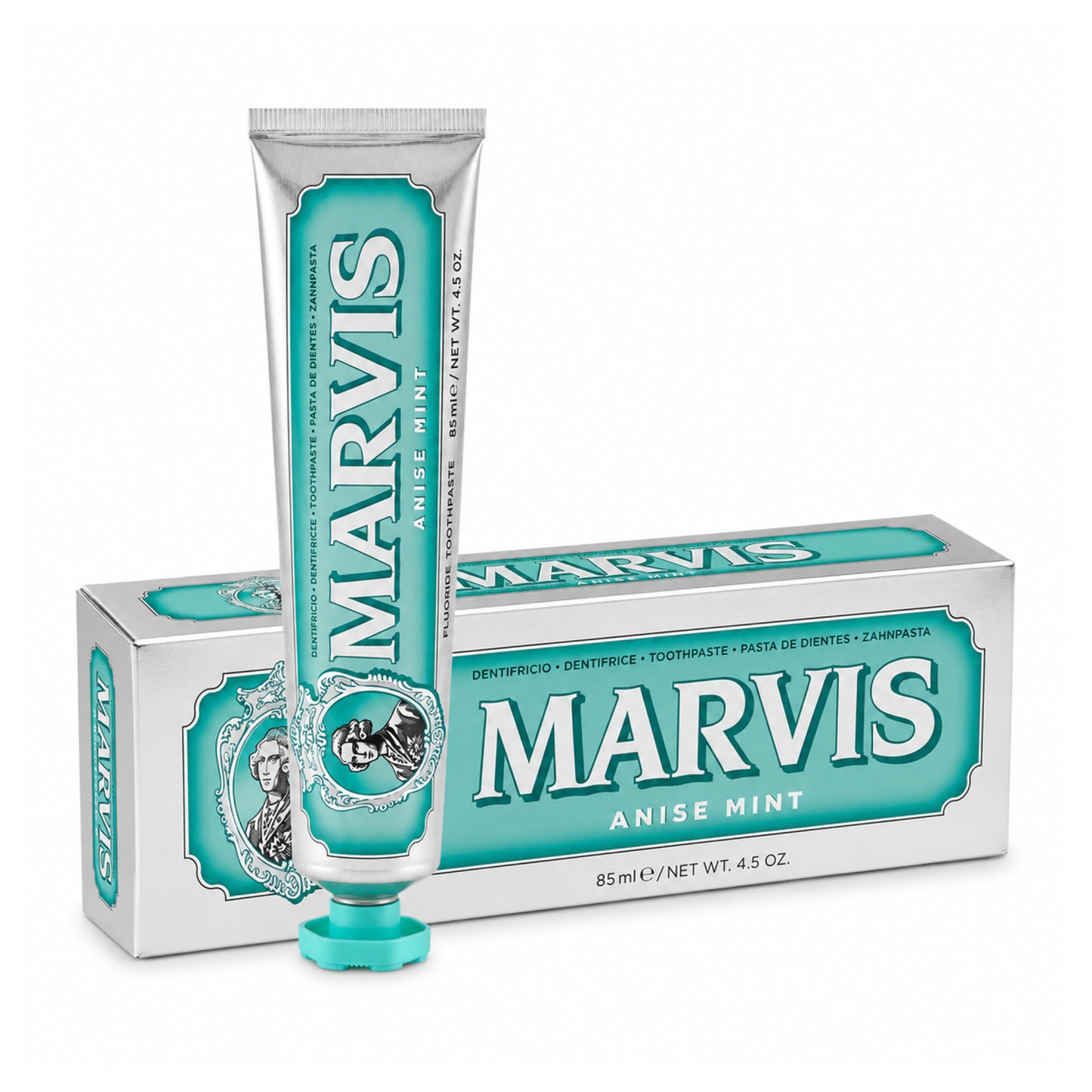 Marvis Anise Mint 85 ml – zubní pasta v tubě a originálním balení s příchutí máty a anýzu