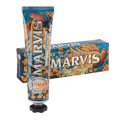 Marvis Dreamy Osmanthus 75 ml – zubní pasta v tubě a originálním balení s vůní osmanthu a máty
