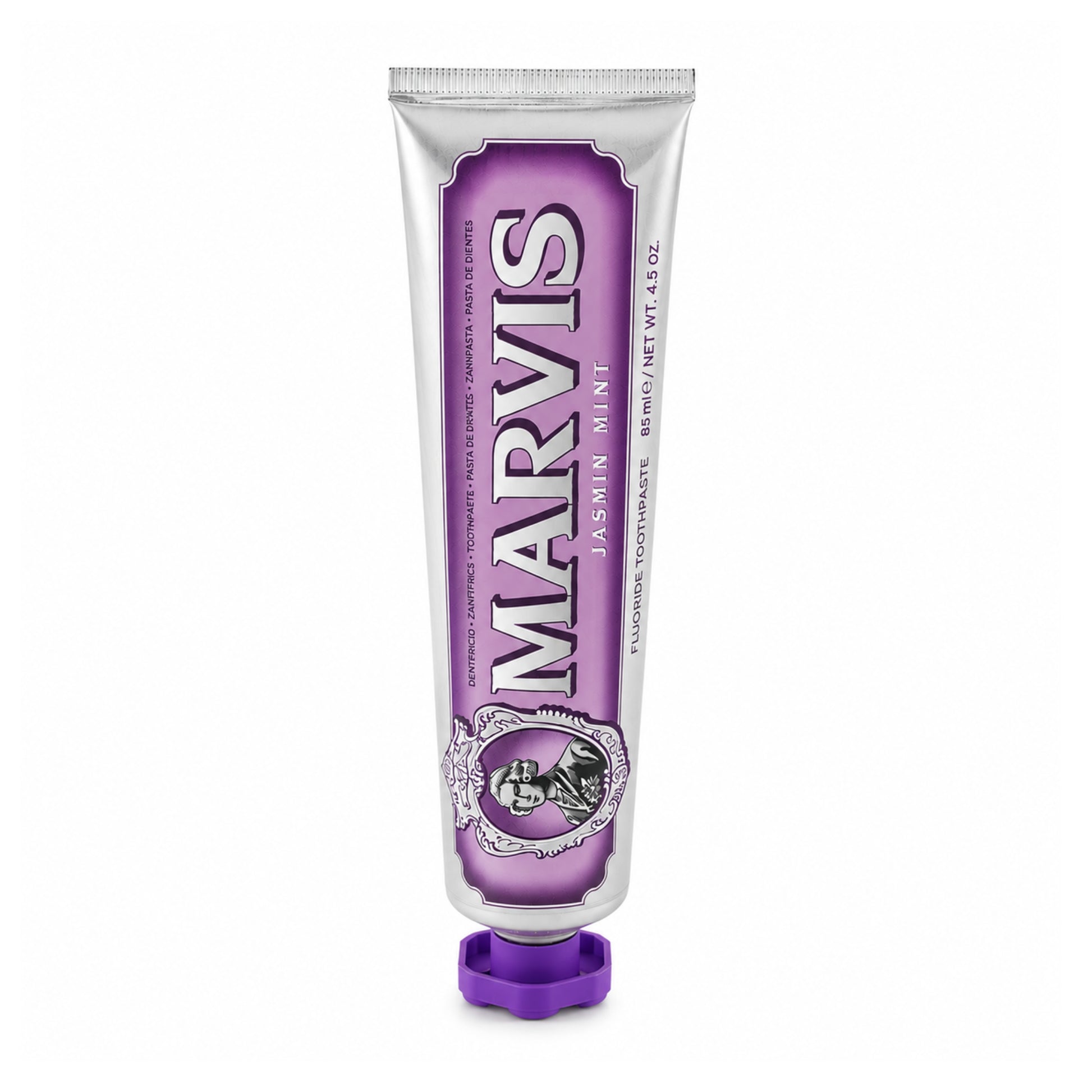 Marvis Jasmin Mint 85 ml – tuba zubní pasty s jemnou příchutí máty a jasmínu