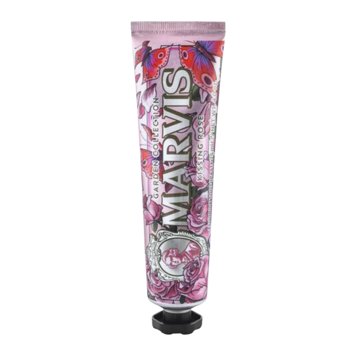Marvis Kissing Rose 75 ml – tuba zubní pasty s jemnou vůní růže a svěží mátou