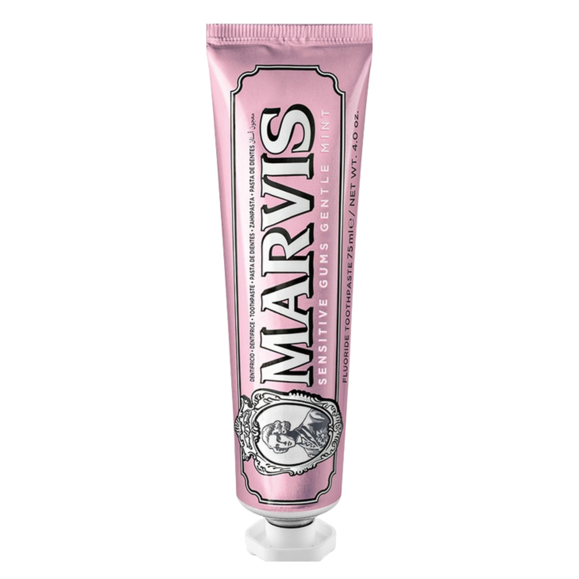 Marvis Sensitive Gums Gentle Mint 75 ml – tuba zubní pasty s jemnou mátovou příchutí