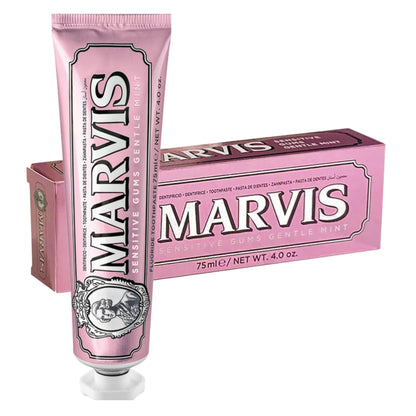 Marvis Sensitive Gums Gentle Mint 75 ml – zubní pasta v tubě a originálním balení