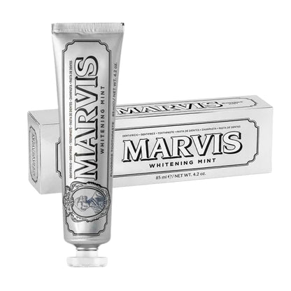 Marvis Whitening Mint 85 ml – zubní pasta v tubě a originálním balení s intenzivní mátovou příchutí