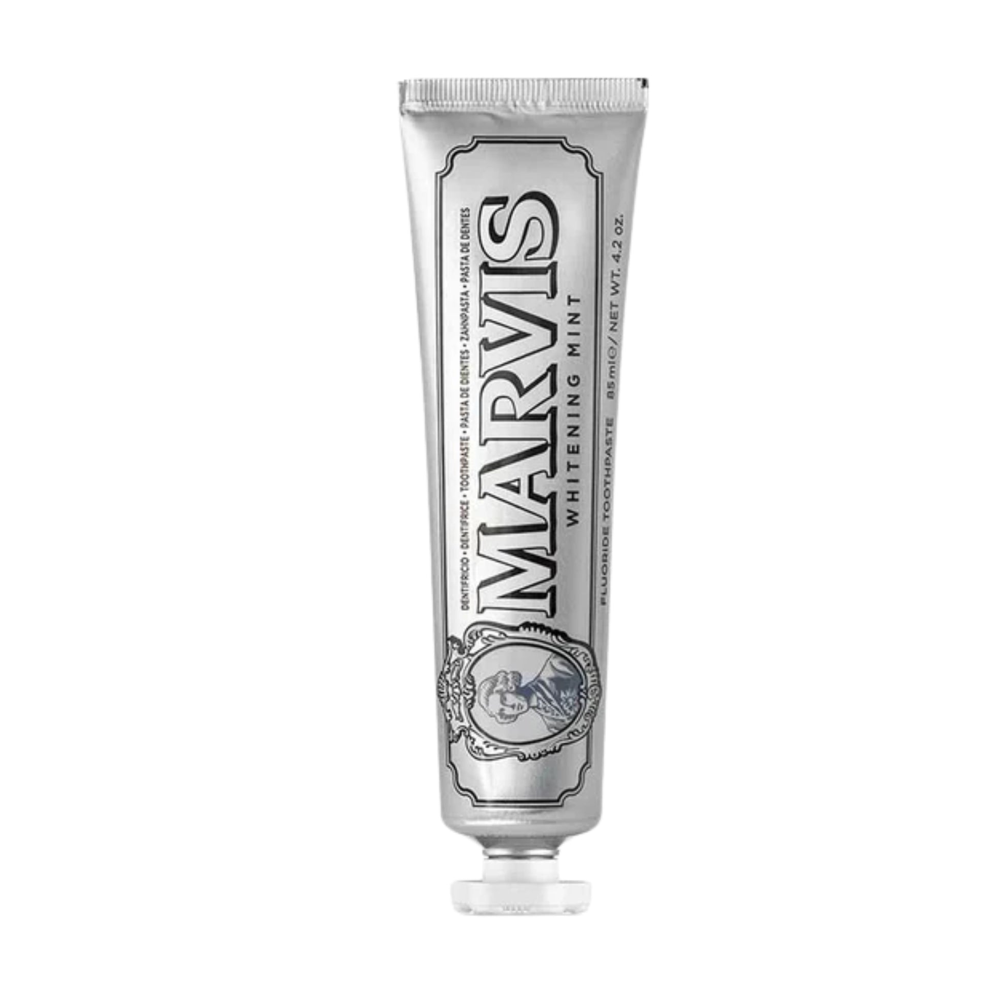 Marvis Whitening Mint 85 ml – tuba bělicí zubní pasty s osvěžující mátovou příchutí